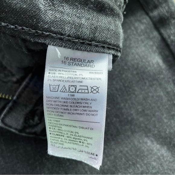 Old Navy black stretch jeans/jeggings - Picture 4 of 4